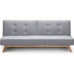 Canap� convertible clic - clac scandinave yazu gris clair - menzzo - convertible - tissu - scandinave ...