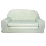 Canapé convertible au lit enfant - fortisline - vert - mousse polyuréthane - tissu microfibre 100% polyester ... Canapé convertible au lit enfant - fortisline - vert - mousse polyuréthane - tissu microfibre 100% polyester ...