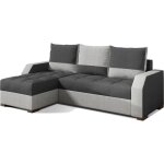 Canap� dangle convertible - arte - en tissu de qualit� - gris fonc� et gris clair 3 / 4 places angle ...