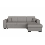 Canap dangle convertible fuji xl avec coffre en tissu - angle droit - gris clair