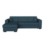 Canapé dangle convertible fuji xl avec coffre en tissu - angle gauche bleu pétrole - loungitude collection ... Canapé dangle convertible fuji xl avec coffre en tissu - angle gauche bleu pétrole - loungitude collection ...