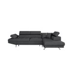 Canapé dangle convertible rio - loungitude collection - gris foncé - 5 places - coffre de rangement Canapé dangle convertible rio - loungitude collection - gris foncé - 5 places - coffre de rangement