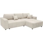 Canap� dangle convertible style bubble tissu chenille george 4 places - beige