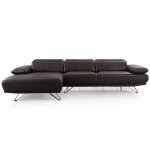 Canap dangle en cuir luka - angle gauche