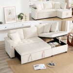 Canap� dangle droit 3 places canap� convertible canap� - lit en chenille avec coffre de rangement ports ...