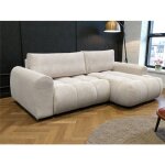 Canap� dangle fixe nest tissu beige cot� droit