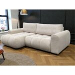 Canap� dangle fixe nest tissu beige cot� gauche