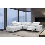 Canap� dangle relax en cuir de buffle alessandro - blanc angle droit