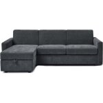 Canapé dangle réversible et convertible express en tissu celia - 3 places - gris Canapé dangle réversible et convertible express en tissu celia - 3 places - gris