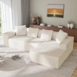 Canap� d�soss� enti�rement compress�canap� dangle avec m�ridienne en forme de l - grand canap� 3 places ...