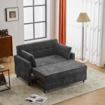 Canap� deux places canap� - lit dossier r�glable tissu chenille mousse haute densit� canap� de salon ...