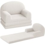 Canap� enfant - lunsy - fauteuil d�pliable - canap� - lit 2 en 1 - avec housse amovible - dossier semi ...