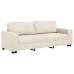 Les soldes canap� fixe( 3 place) - cloud - sofa de s�jour - usage int�rieur - beige 221x77x82 cm tissu ...