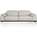 Canap 3 places cuir ellie - angle droit
