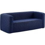 Canap� gonflable 3 places bleu - terracotta - int�rieur & ext�rieur