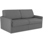Canapé lit 2 - 3 places sun convertible express 120 cm microfibre gris matelas épaisseur 16cm Canapé lit 2 - 3 places sun convertible express 120 cm microfibre gris matelas épaisseur 16cm