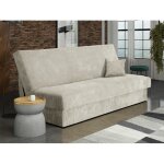 Canap - lit columbus 119 - poso 100 - 175x80x80cm - beige - canap
