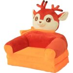 Canap� lit enfant fauteuil confortable pour gar�on fille chaise rembourr�e coussin de sol pouf b�b� animal ...