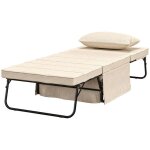 Canap� - lit fauteuil convertible 4 en 1 1 place - chauffeuse / chaise longue / pouf dossier r�glable ...