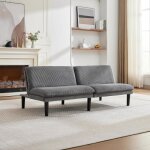 Canap� - lit futon canap� convertible en memory foam avec positions r�glables canap� gain de place pour ...