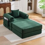 Canap� - lit modulaire: convertible d�montable et ajustable id�al pour petits espaces sieste et lit dappoint ...