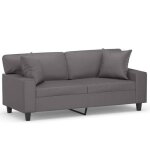 Canap� moderne chic sofa double - pour 2 personnes - par si�ge : 110 kg - avec oreillers d�coratifs - ...