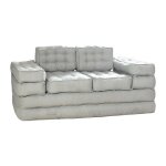 Canap� modulable convertible en tissu gris dilako