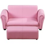 Canap et pouf design contemporain pour enfants  partir de 3 ans rose neuf 05pk
