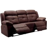 Fabares - canap� relax electrique 3 places chocolat