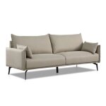 Canap scandinave 3 places beige - ivar
