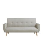 Berlin - canap� scandinave convertible 3 places beige