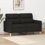 Canap scandinave de relaxation mvs - canap  2 places noir 120 cm tissu2125 kg