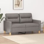 Canap scandinave de relaxation mvs - canap  2 places taupe 120 cm tissu2125 kg