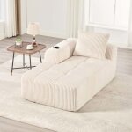 Canap� simple - l158 x p93 x h61 - avec coussin de dossier et pochette de rangement - porte - gobelet ...