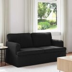 Canape - sofa - divan vidaxl canap� 140cm noir m�t