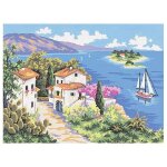 Canevas imprim� cda - un jour d?�t� 30x40 cm