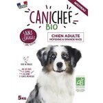 Croquettes chien adulte moyenne & grande race sans crales bio - canichef