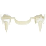 Canines rtractables vampire blanc