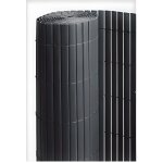 Canisse plasticeco simple face gris 1 m x 3 m