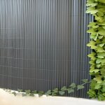 Canisse pvc gris anthracite 1mx3m
