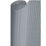 Canisse en pvc gris perle double face qualit + 1. 80 x 2. 5 m