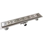 Caniveau de douche italienne en acier inoxydable aica sanitaire - gris - a grille - dimensions: 40~120x7 ... Caniveau de douche italienne en acier inoxydable aica sanitaire - gris - a grille - dimensions: 40~120x7 ...