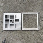 Caniveau exterieur grille de drainage plate et carr�e grille de drainage au sol pour bassin de captage ...