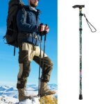 Canne de marche - cocosity - pliable en aluminium - ajustable 5 niveaux - l�ger et ergonomique - antid�rapant ...