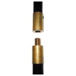 Canne de ramonage incassable - dmo - 18mm extrieur - polypropylne incassable laiton - coloris noir ...