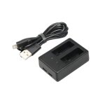 Canne selfiechargeur de batterie  double port pour go pro gopro hero 8 5 6 7 accessoire de camra de ...