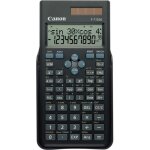 Calculatrice scientifique canon f - 715sg - 10 chiffres + 2 exposants - panneau solaire pile - noir