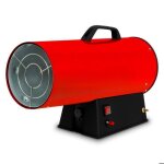 Canon � chaleur gaz 30 kw avec tuyau et d�tendeur d�bit 650 m� / h s�curit� flamme surchauffe chantier ...