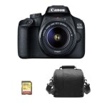 Canon eos 4000d kit ef - s 18 - 55mm f3. 5 - 5. 6 iii + 32gb sd card + camera bag