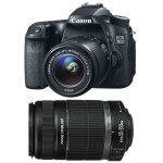 Canon eos 70d + 18 - 55 is stm + 55 - 250 is